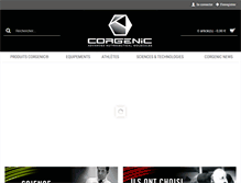 Tablet Screenshot of corgenic.com